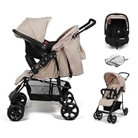 Puggle Lowton Luxe 2-in-1 Travel System with Rain Cover - Cashmere