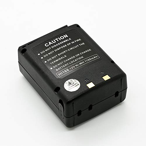 ExpertPower 12v 1100mAh NiMh High Capacity Two-Way Radio Battery for Icom CM-166 IC-A3 IC-A3E IC-A22 IC-A22E