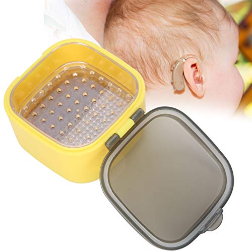 Hearing Aid Dehumidifier, Portable Hearing Aid Hearing Amplifier Drying Box Set - No Damage Or Scratches (2.8 X 2.8 X 2In) #TOP4