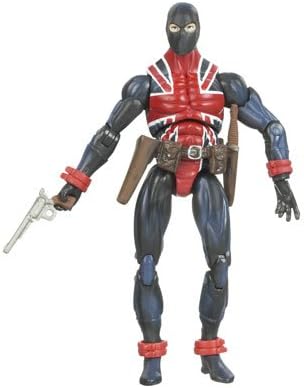 Marvel Universe Series 1 Action Figure #26 Union Jack 375 Inch