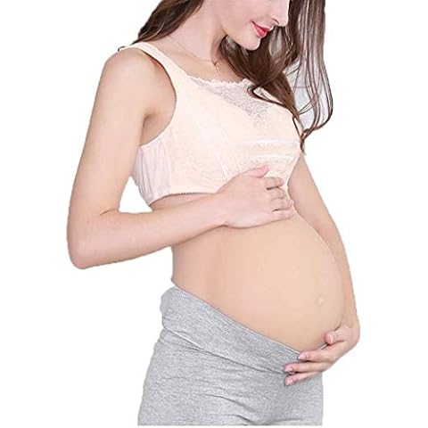 DTBBKSY Fake Belly Soft Silicone Pregnant Woman Belly, Artificial Pregnancy Bump, Comfortable Stretchable Easy to Wear Role Play Props (Size: L2) Cover