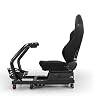 azracing SF Retractable Gaming Cockpit, Modular Racing Simulator with Adjustable Seat & Alloy Steel Frame,Compact Storage,Supports Direct Drive,Compatible with All Steering Wheels & Pedals