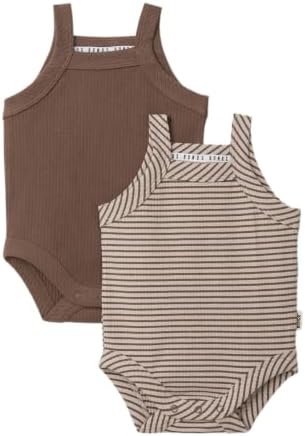 Bonds Baby Newbies Rib Singletsuit, Stripe JQW (2 Pack), 0000 (Newborn)