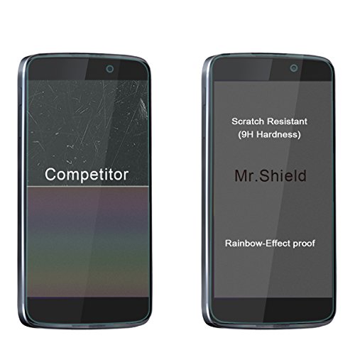 [2-Pack]-Mr.shield Designed For Alcatel Onetouch Idol 3 (5.5 Inch) [Tempered Glass] Screen Protector With Lifetime Replacement #TOP4