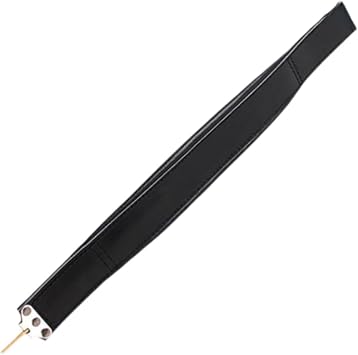 Accordion Bass Left Hand Strap, 55cm PU Leather Thickened Replacement Strap for Accordion Players