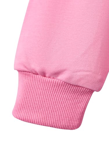 Image of Little Girls Unicorn Outfits 2 Piece Kids Ruffle Sleeve Sweatshirt + Leggings Fall Leopard Clothing Sets 2-10 Years