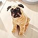 Melissa & Doug Pug Dog - Lifelike Stuffed Animal H: 18 x W: 12 x D: 9.5