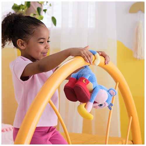 Dora - Peluche Interactive Babouche - Figurine Interactive 35 Cm - Peluche Singe avec Accessoire Banane - 2 Chansons 9 Répliques - Dessin Animé Jouet Maison De Poupée - Jouet Enfant 3 Ans Et +