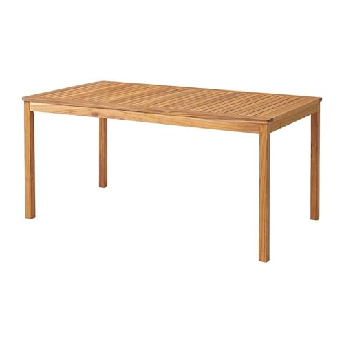 26" Acacia Wood Outdoor Dining Table - Weather Resistant Hardwood, Four Sturdy Wooden Legs, Accommodates 6 For Entertaining - Outdoor Furniture By Okemo #TOP24