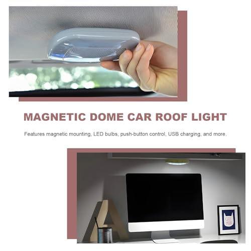 Lámpara Techo Interior Vehículo LED 10 Leds Recargable miniatura 5