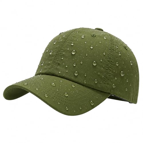Image of Waterproof Baseball Cap Breathable UPF50+ Caps for Men Women Outdoor Sport Adjustable Rain Quick Dry Hat
