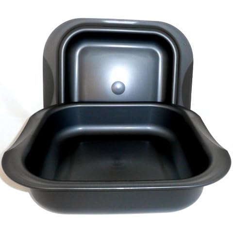 Microwave Pot 1a Tupperware ULTRAPRO Rectangular 2L-Safe-Oven-FROST, Black Cover