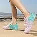 Fashion Hiking Shoes Women Grounded Footwear Hike Barefoot Wide Toe Box Breathable Walking Shoes Lightweight Sneakers Anti-Slip Zero Drop for Beach Pool Patchwork Color Sneakers with Copper