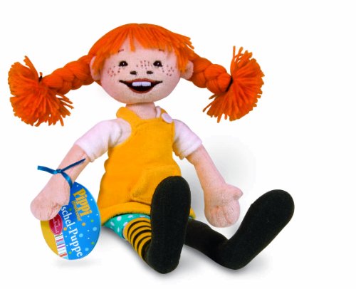 Oetinger 2290798 - Pippi Langstrumpf Kuschel-Puppe, 31 cm