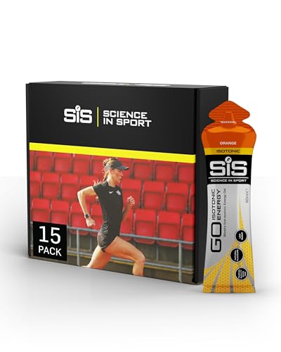 Science in Sport GO Isotonic Energy Gel 15 x 60ml Orange - schnelle Wirkung - Vegan - Isotonische Formulierung mit 22g Kohlenhydraten, Guter Energielieferant Science in Sport GO Isotonic Energy Gel 15 x 60ml Orange - schnelle Wirkung - Vegan - Isotonische Formulierung mit 22g Kohlenhydraten, Guter Energielieferant