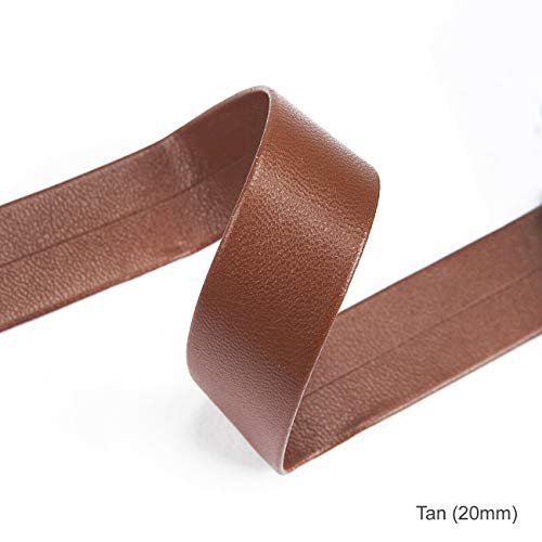 Neotrims 10Mm And 20Mm Pu Faux Imitation Leather Tape Trimming Ribbon Coach Pram Strap Strip. 3.8 Meters, 7.5M & 19Mts (1 Reel) Lengths. 17 Colours Options Red, Black, Gold, Brown, Silver, Purple Etc #TOP4