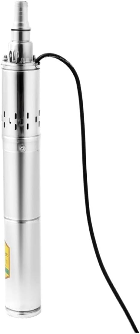 1pc 24V 370W Submersible Deep Well Pump with Filter Solar Water Pump 2850RPM Stainless Steel