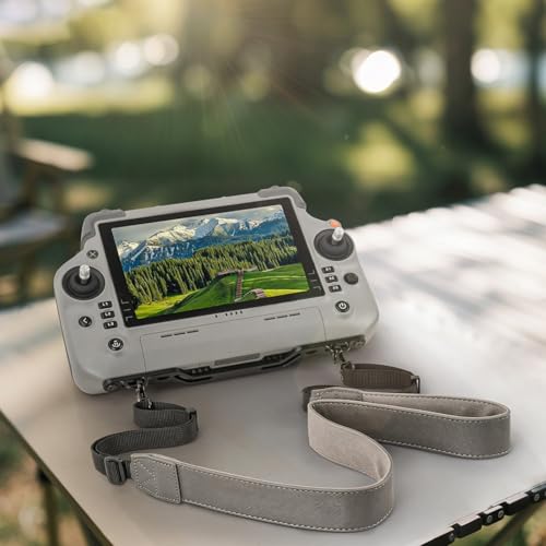 Evita Caídas con la Correa Ajustable de Piel para Control DJI RC Plus 2 3