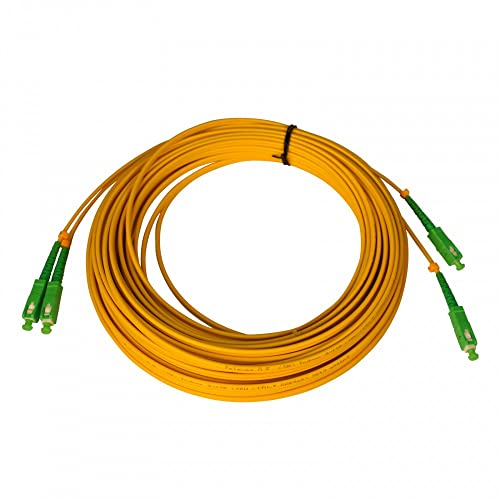 Cordon double patch FO Televes 25m pour résoudre les pertes de débit