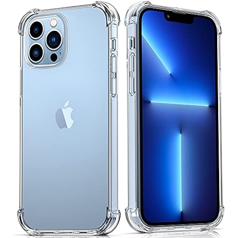 Migeec Clear Case for iPhone 13 Pro Max Transparent Phone Cover Shockproof Protective Cover