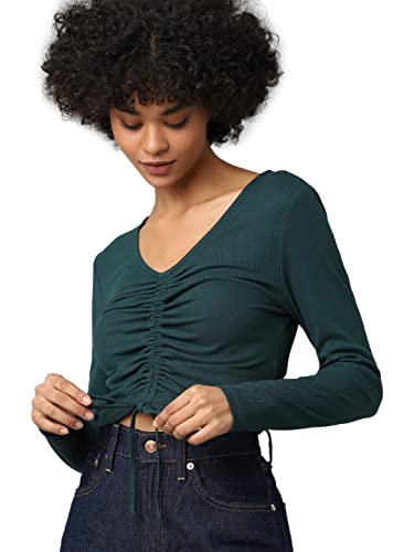 Image of ONLY Women's Polyester Blend Slim Fit Top