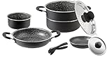8-teiliges Set BRUNNER Campinggeschirr und Kochgeschirr aus Aluminium, Set Pirate 7+1 Ø 20 cm