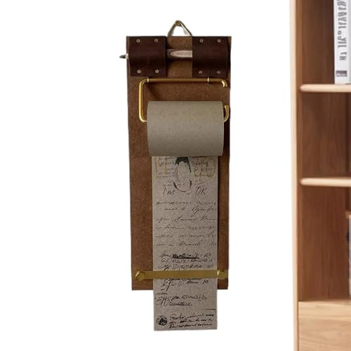 Dispensador de Papel de Notas en Forma de Rollo, Dispensador De Notas En Rollo, Cuaderno Decorativo Colgable al Estilo Retro para Uso en Restaurante, Bocetos, Listas de Tareas y Sala de Estar Dispensador de Papel de Notas en Forma de Rollo, Dispensador De Notas En Rollo, Cuaderno Decorativo Colgable al Estilo Retro para Uso en Restaurante, Bocetos, Listas de Tareas y Sala de Estar
