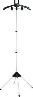 Genérico Steamer Hanger Stand, Garment Rack Clothes, Foldable Support Frame, Adjustable Height Rod, Base for College Dorm, Home, Wedding Dresses, Travel Use, 62.99 Inches