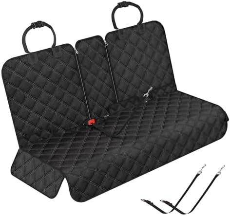 Simple Trending Dog Car Seat Cover, Back Seat Pet Bed Mat Protect...