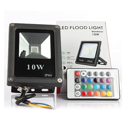 Projecteur LED 50W extérieur blanc froid avec coque noire robuste