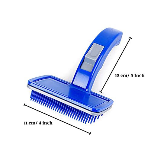 Image of Emily Pets Slicker Brush for Dogs Cats Puppy and Rabbit- Self Cleaning Slicker brush for dog & Puppies, Pet Grooming Comb with Press Key, Dog Hair Remover brushes For Small Medium and Large Dog.