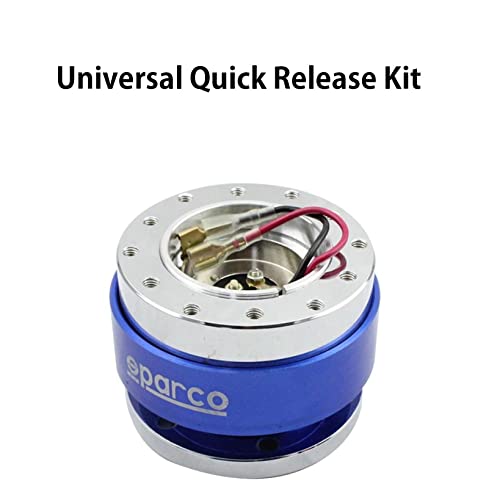 Image of SPARCO Universal Steering Wheel Ball Quick Release Boss Kit Hub Lock Joint Quick Release Hub Steering (Blue-SPARCO Quick Release Boss Kit Hub)