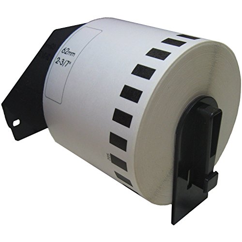 Image of Brother Genuine, DK-2205 Continuous Paper Label Roll, Cut-to-Length Label, 2.4 inch x 100 Feet, (1) Roll Per Box (Pack of 2)