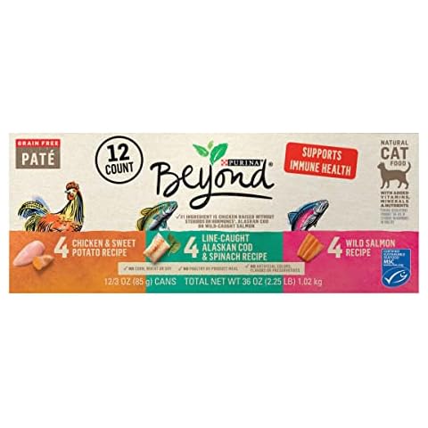 Purina Beyond Grain Free Wet Cat Food Pate Variety Pack Cover