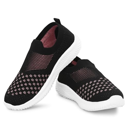 Image of Birde Women Knitting Upper Women PVC Casual Shoes for Women Walking Shoes