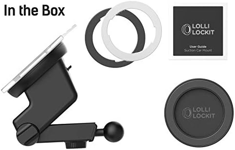 LolliLockit Magnetic Grip Car Holder for Pop Phone Mount, Dash/Window Socket Attachment by LolliLocket