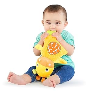 Bright Starts Snuggle & Teethe BPA-free Crinkle Teething Plush Baby Toy - Giraffe 4 41vc46pu TL. SS300