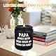 Vatertagsgeschenk für Papa, Vatertag Weihnachten Geburtstagsgeschenk für Papa Opa Ihn Weihnachtskerze Geschenke für Papa Duftkerze Vatertagsgeschenk