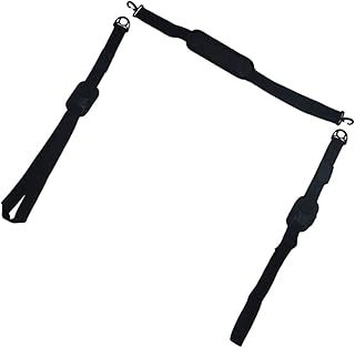 Veemoon Surfboard Harness Paddle Carrying Belt Paddle Board Strap Surfboard Carrying Belt Strap for Carrying Surfboard Carrying Strap Surfboard Supplies Nylon Black Portable Supplies 1 Set