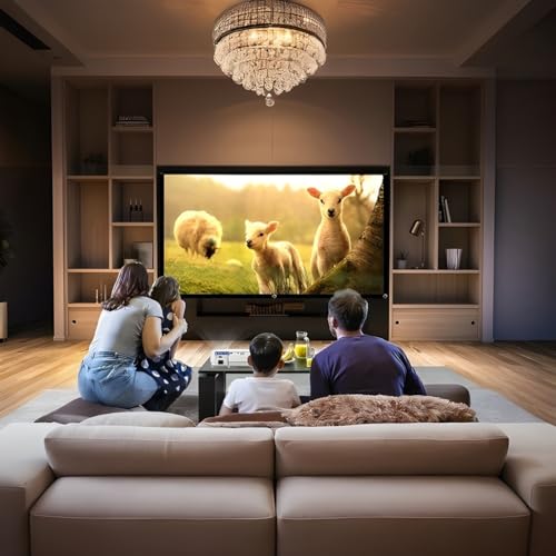 Pantalla de proyección portátil 150" 16:9 HD plegable miniatura 2