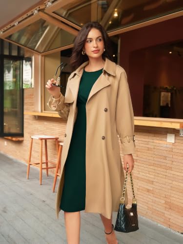Image of GRACE KARIN Women's Wear to Work Dresses 2026 Cap Sleeve Sheath Bodycon Midi Dress Ruched Business Office Pencil Dress