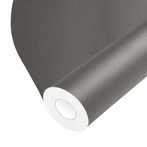BSZHTECH Self Adhesive Leather Repair Patch Tape for Couch Sofa Grey