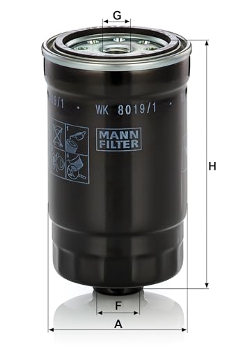 MANN-FILTER Wk 8019/1 Filtro Carburante - Per Autovetture + Veicoli Commeriali - 3
