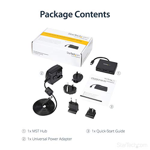 Adaptador StarTech.com Mini DisplayPort a 3x DisplayPort miniatura 6