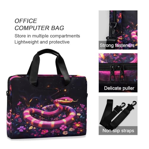 Funda para Laptop 15.6 pulg con Asa y Correa Rosa miniatura 6