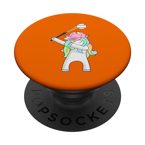 Baseball Hero Pitcher Triko Fan Unicorn Animals Sport Fashion PopSockets Swappable PopGrip