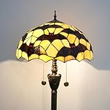 Le lampadaire mesure 40 cm de large sur 163 cm de haut. Base en résine avec finition bronze antique, 29 cm de large, deux interrupteurs à tirette, longueur de câble 186 cm pour répondre aux besoins de chaque coin, facile à assembler.