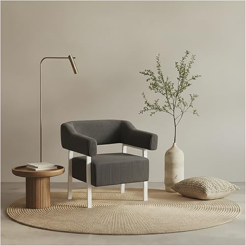 Wismestr Corduroy Upholstered Accent Chair - Cozy Modern Decorative Armchair,
