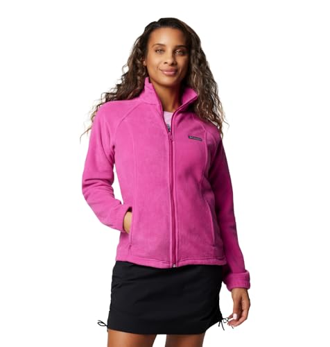 Columbia Women's Benton Springs Full Zip, Fuchsia, Medium