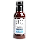 Hardcore Carnivore Saucesome BBQ Sauce (21 oz Bottle) Texas-Made Classic Sweet and Smoky Flavor